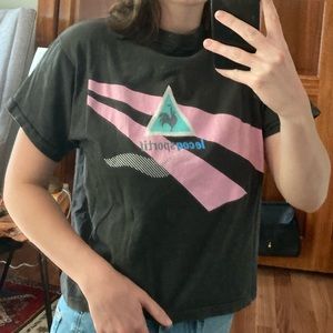 80s graphic Le Coq Sportif Crop Tee